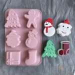 Silikone-kageform – julemotiver